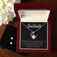 TO MY AMAZING SOULMATE, ETERNAL HOPE NECKLACE + CLEAR CZ EARRINGS WITH BEAUTIFUL MESSAGE CARD, BIRTHDAY GIFT FOR HER