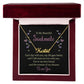 TO MY BEAUTIFUL SOULMATE, CUSTOM NAME NECKLACE, GIFT FOR HER, NECKLACE PENDANT WITH MESSAGE CARD, FOR WIFE FROM HUSBAND