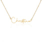Signature Name Necklace For Her, Birthday , Anniversary Gift For Her, Women Name Necklace, Gift For Wife Daughter Mom Etc.