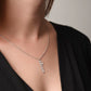 Vertical Name Necklace For Her, Custom Name Necklace, Birthday , Anniversary Gift For Her, Women Name Necklace, Gift For Wife Daughter Mom Etc.