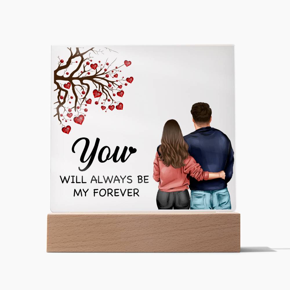 Couple Acrylic Plaque, Valentines day gift for husband, Wife Anniversary gift, Wedding gifts, Engagement Gift for him and Her