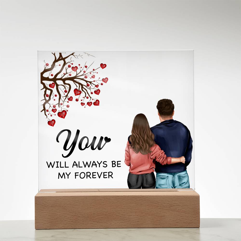 Couple Acrylic Plaque, Valentines day gift for husband, Wife Anniversary gift, Wedding gifts, Engagement Gift for him and Her