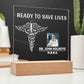 Personalized  Doctor Acrylic Plaque Gift for Men, Custom Future Doctor, Dentists, Med Student Gift, New Doctor Gift for Him, Dr Gift, Retirement Plaque