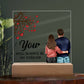 Couple Acrylic Plaque, Valentines day gift for husband, Wife Anniversary gift, Wedding gifts, Engagement Gift for him and Her