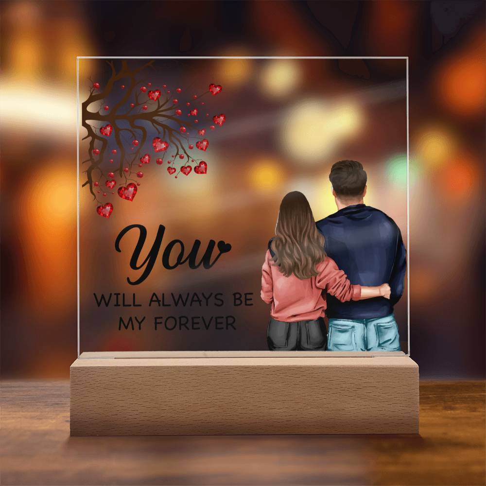 Couple Acrylic Plaque, Valentines day gift for husband, Wife Anniversary gift, Wedding gifts, Engagement Gift for him and Her