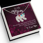 ENGRAVED BABY FEET WITH NAME AND BIRTHSTONE, NECKLACE GIFT FOR MOM WITH KIDS NAME, WITH MESSAGE CARD, BIRTHDAY/MOTHER'S DAY GIFT FOR MOM, FROM SON/DAUGHTER