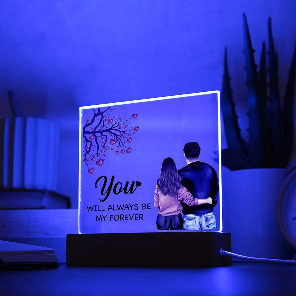 Couple Acrylic Plaque, Valentines day gift for husband, Wife Anniversary gift, Wedding gifts, Engagement Gift for him and Her