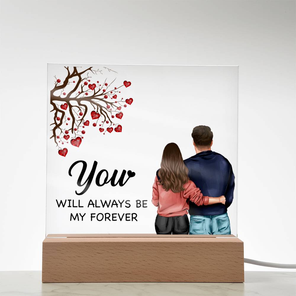 Couple Acrylic Plaque, Valentines day gift for husband, Wife Anniversary gift, Wedding gifts, Engagement Gift for him and Her