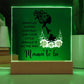 Mother's Day Acrylic LED Night Light, Gifts for Mama, Custom Acrylic Lamp, Custom Light for Mom, First Mothers Day, Mom Birthday Gifts, Unique Birthday Decor For Mama