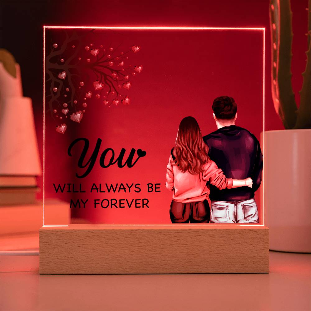 Couple Acrylic Plaque, Valentines day gift for husband, Wife Anniversary gift, Wedding gifts, Engagement Gift for him and Her