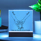 Personalized Acrylic Square  Plaque For Couples, Custom Names, Birthday, Anniversary, Valentine's Day Gift For Him/Her