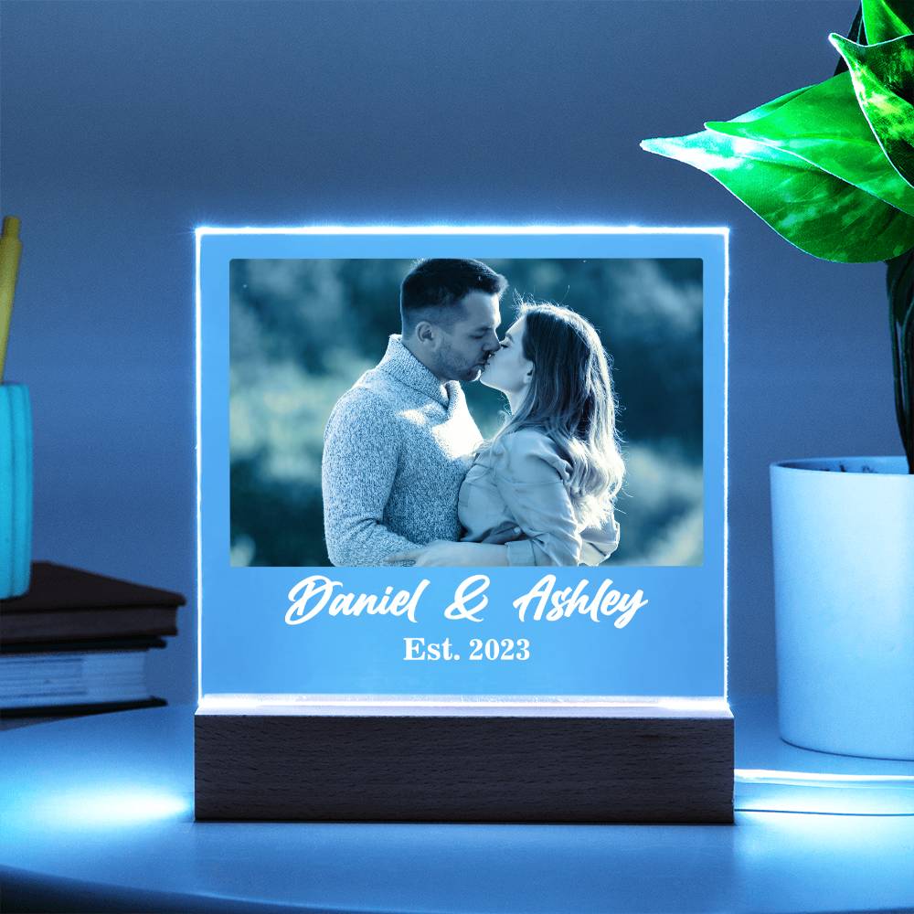 Personalized Acrylic Couple Photo With Custom Message Plaque  Gift for Him, Anniversary Gift for Husband,  Wedding Gift, Valentine's Day Gift, Anniversary Gift, Couple Gifts For  Him Her