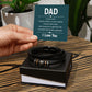 DAD I LOVE YOU, LOVE YOU FOREVER MEN'S BRACELET FOR DADDY, FATHER'S DAY/ BIRTHDAY GIFT FOR HIM, BRACELET WITH MESSAGE CARD FOR YOUR FATHER, FROM DAUGHTER/SON