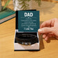 DAD I LOVE YOU, LOVE YOU FOREVER MEN'S BRACELET FOR DADDY, FATHER'S DAY/ BIRTHDAY GIFT FOR HIM, BRACELET WITH MESSAGE CARD FOR YOUR FATHER, FROM DAUGHTER/SON