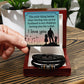 I LOVE YOU, LOVE YOU FOREVER MEN'S BRACELET FOR HUSBAND, BIRTHDAY/ANNIVERSARY GIFT FOR HIM, BRACELET WITH ENGRAVED MESSAGE AND MESSAGE CARD FOR YOUR HUSBAND