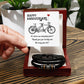 LOVE YOU FOREVER MEN'S BRACELET FOR HUSBAND, ANNIVERSARY GIFT FOR HIM, BRACELET WITH ENGRAVED MESSAGE AND MESSAGE CARD FOR YOUR HUSBAND