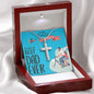 TO MY DAD, ARTISAN-CRAFTED STAINLESS STEEL CROSS NECKLACE WITH MESSAGE CARD, UNIQUE GIFT FOR HIM, FATHER'S DAY GIFT FOR DAD