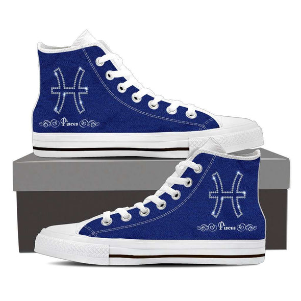 Pisces High Top Canvas Shoe