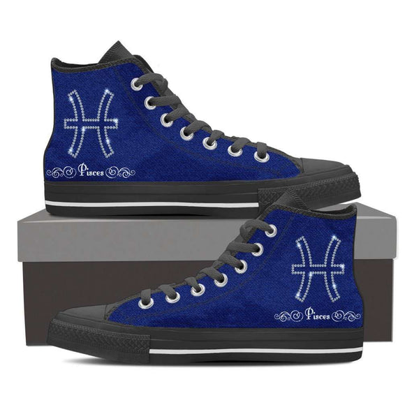Pisces High Top Canvas Shoe