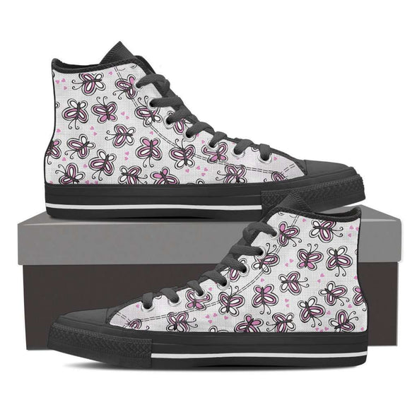 Women Butterfly Printed Canvas Shoes