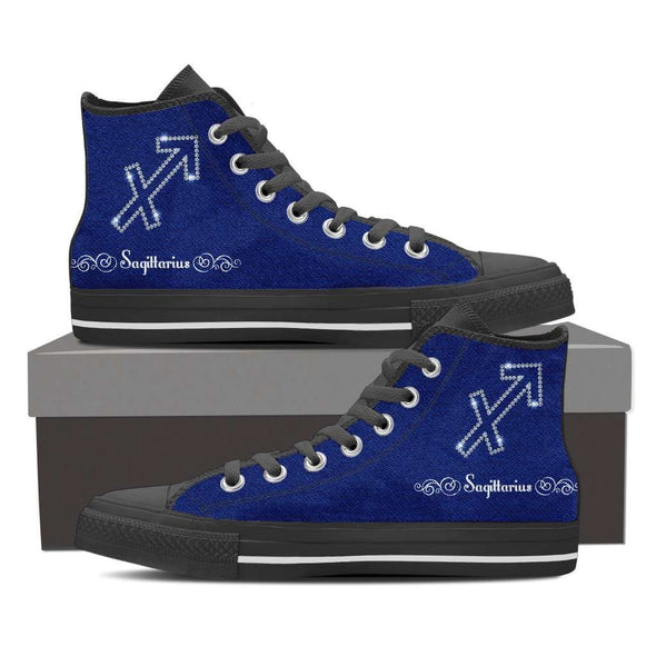 Sagittarius High Top Canvas Shoes
