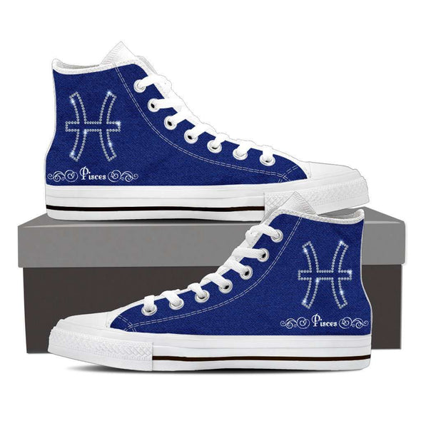 Pisces High Top Canvas Shoe