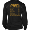Limited Edition ***June Guy Facts Back Print*** Shirts & Hoodies