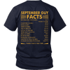 Limited Edition ***September Guy Facts Back Print*** Shirts & Hoodies