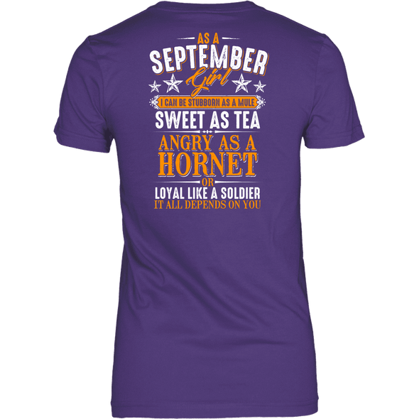 Limited Edition ***September Girl Sweet As Tea Back Print*** Shirts & Hoodies