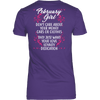Limited Edition ***February Girl Don't Care About Money Back Print*** Shirts & Hoodies