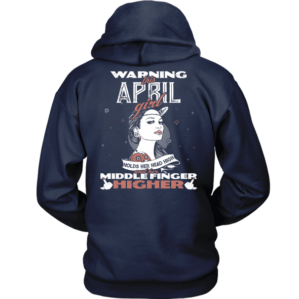 Limited Edition ***April Girl Head High Back Print*** Shirts & Hoodies