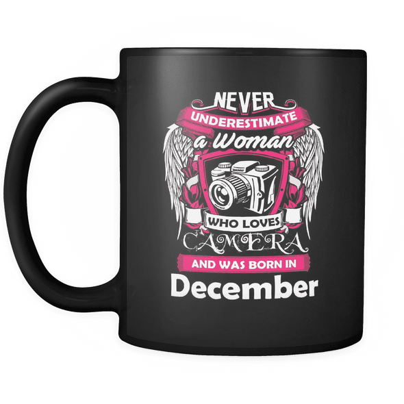 December Women Who Loves Camera Mug