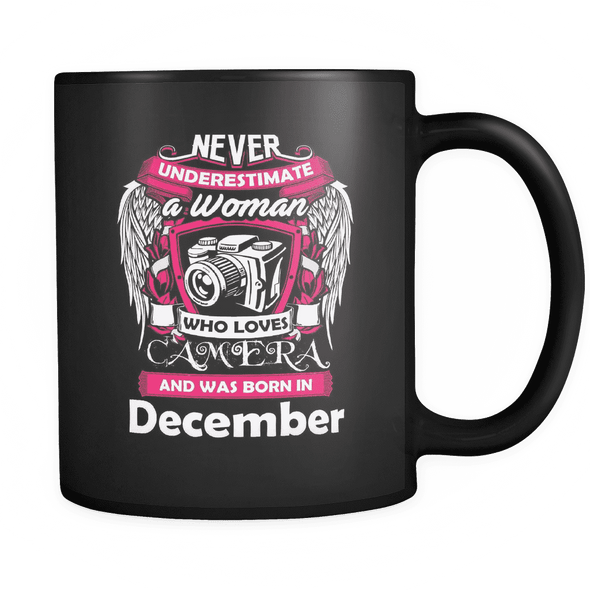 December Women Who Loves Camera Mug