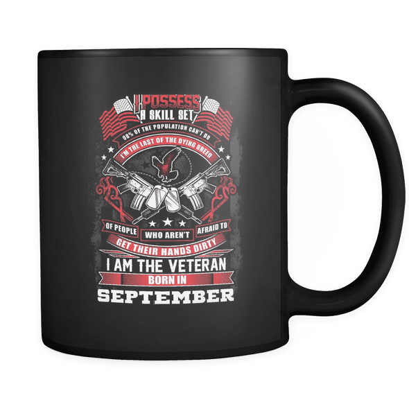 Veteran Born In September Mug