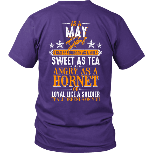 Limited Edition ***May Girl Sweet As Tea Back Print*** Shirts & Hoodies
