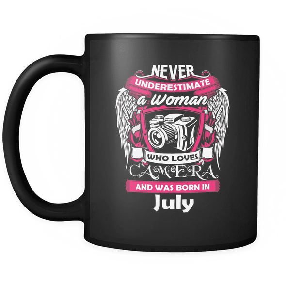 July Women Who Loves Camera Mug
