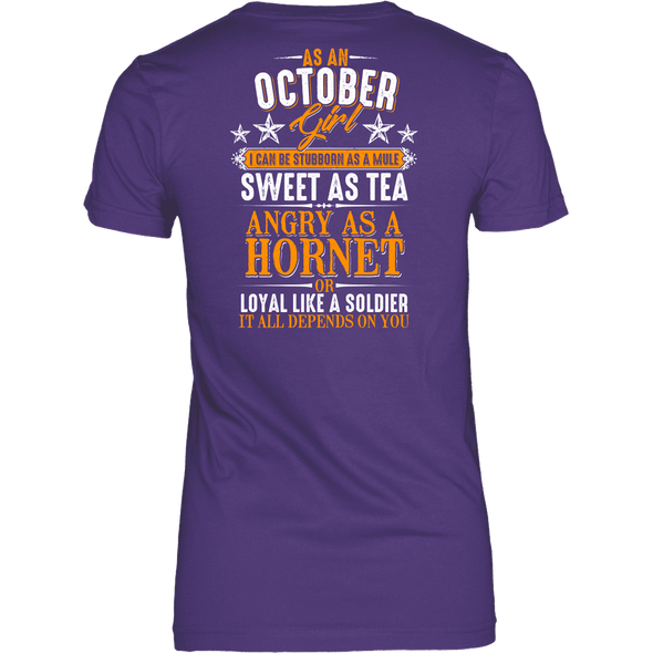 Limited Edition ***October Girl Sweet As Tea Back Print*** Shirts & Hoodies