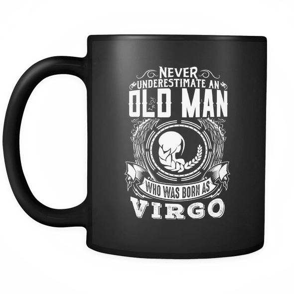 Virgo Never Underestimate An Old Man Mug