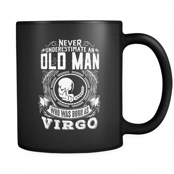 Virgo Never Underestimate An Old Man Mug
