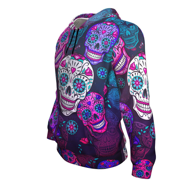 Sugar Skull Printed Hoodie