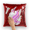 Personalized Custom Unicorn Pillow Sequin Pillow