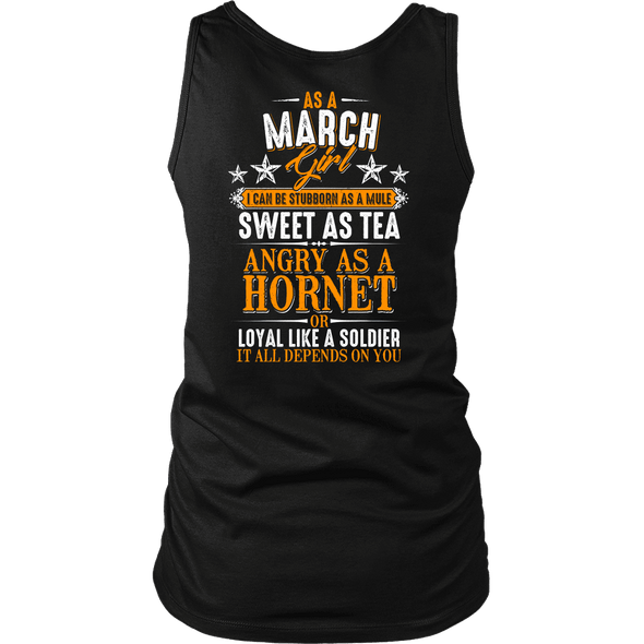 Limited Edition ***March Girl Sweet As Tea Back Print*** Shirts & Hoodies