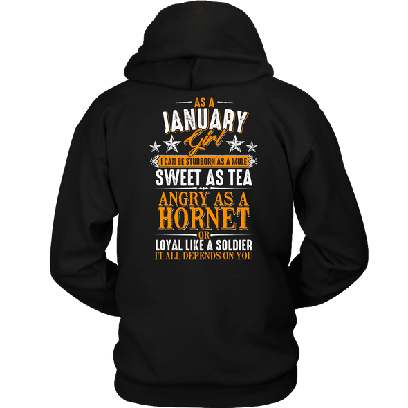 Limited Edition ***January Girl Sweet As Tea Back Print*** Shirts & Hoodies