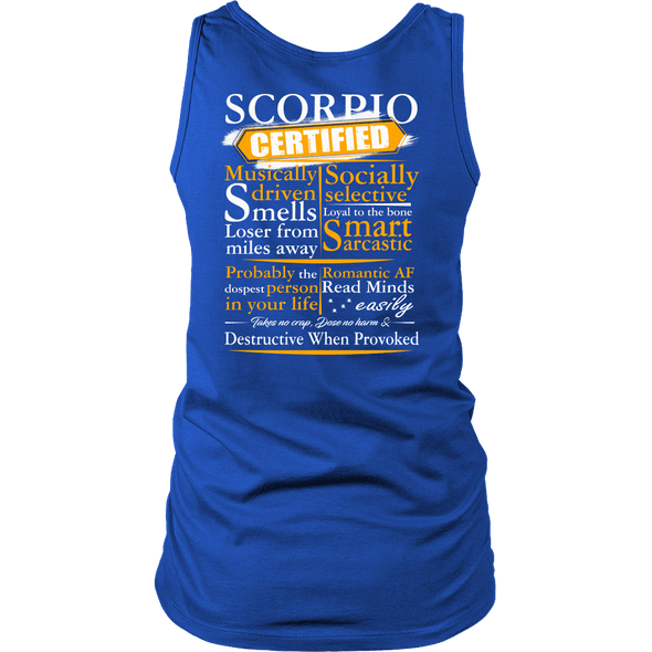 Limited Edition ***Scorpio Certified Back Print*** Shirts & Hoodies