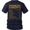 Limited Edition ***October Guy Facts Back Print*** Shirts & Hoodies