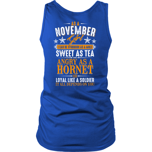 Limited Edition *** November Girl Sweet As Tea Back Print*** Shirts & Hoodies