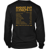 Limited Edition ***August Guy Facts Back Print*** Shirts & Hoodies