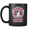 September Women Who Loves Pitbull Mug