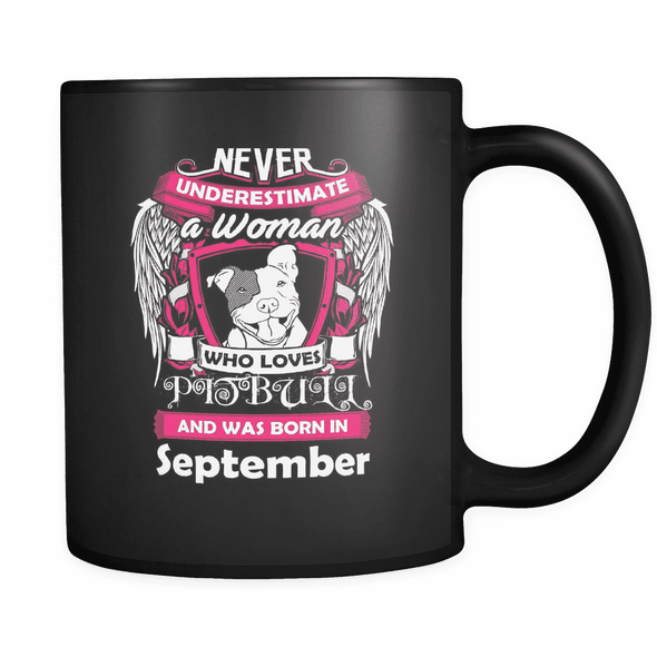 September Women Who Loves Pitbull Mug