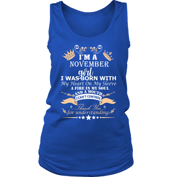 Save $10 Today (Offer Ends Soon) - November Born Girl Printed***Limited Edition*** Shirts